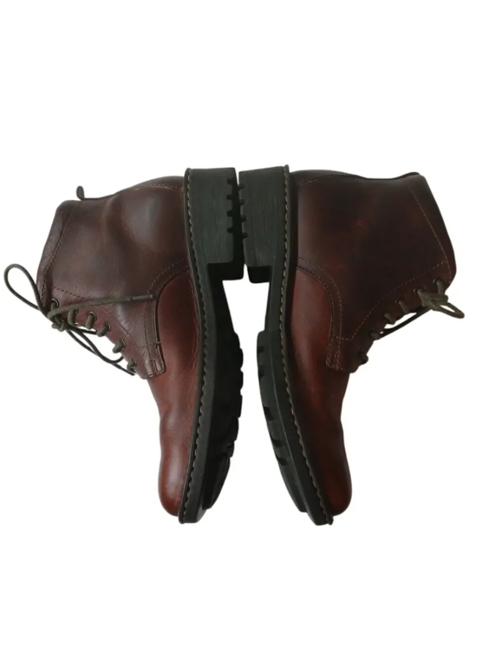 Born brown leather lace-up chukka boot M6603 CKH9 like new men's size 9/42.5